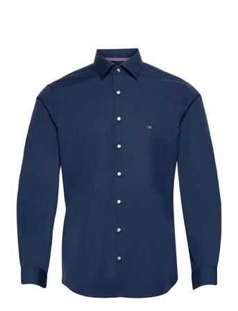 Contrast Flower Print Shirt Blue Calvin Klein
