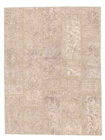 Patchwork Teppich 150X200 Wolle, Persien/Iran