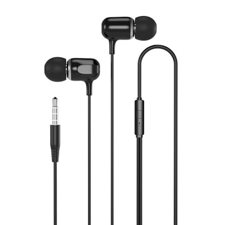 XO In-Ear Trådbundna Hörlurar/Headset - 3.5mm - Svart Svart
