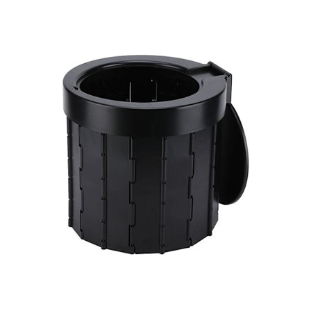 Camping Toilet, Bærbart Toilet Udendørs Camping Toilet Mobil Sammenklappelig Toiletstol til Camping, Vandreture, Ture, Trafik