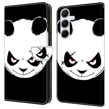 Samsung Galaxy A16 5G/4G -kotelo, kuvioitu, pudotussuojattu nahkainen lompakkokotelo