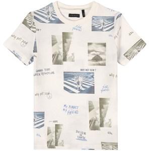 Kids - IKKS White All Over Print T-Shirt 14 years - Tops - 14 years - Cream