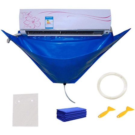 Rengøringsafdækning til klimaanlæg, delt rengøringspose til klimaanlæg med vandslange, vandtæt rengøringsafdækning til klimaanlæg til Air Cond