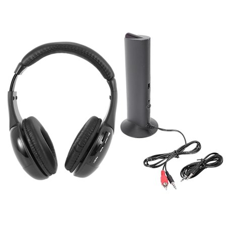 KUBITE MH2001 Trådløse Hovedtelefoner Sender På Øret Headset Med FM Radio Trådløs TV Headset Moni