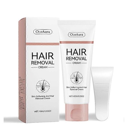 Oceaura Hårborttagningskräm Mild Och Icke-Irriterande Rengöring Hela Kroppen Hud Återfuktande Mjukgörande Hårborttagningskräm