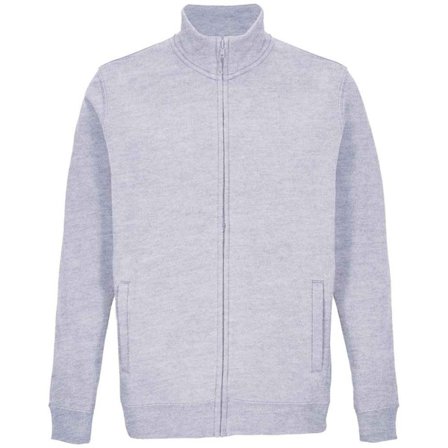 SOLS Unisex Cooper Marl Jacka med Full Dragkedja för Vuxna 3XL Grå Grey 3XL