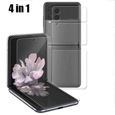 Z Flip4 Hydrogel Fram- Baksida Skärmskydd Kameralinsskydd