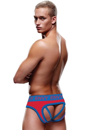 Kjøp Solid Envy Jock Red Blue - Jockstrap | God pris