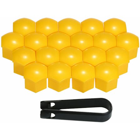20 stk Universal 19mm Hjulmutter Deksel Lug Mutter Hetter Skruer Beskytte