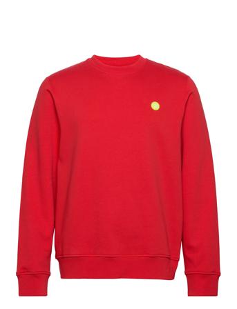 Tye Sweatshirt Sweat-shirt Genser Rød Double A By Wood Wood*Betinget Tilbud
