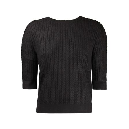 Marella, Round-neck Knitwear Zwart, Dames, Maat:L,polyester