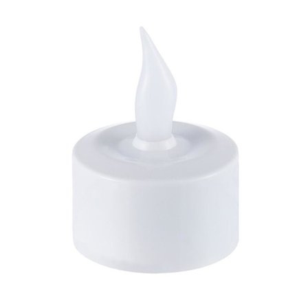 Oppladbare LED-varmelys med fjernkontroll, timer, varmt gult flimrende lys, dimbare elektriske flammefrie lys