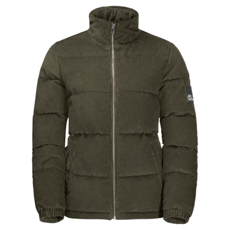 Jack Wolfskin Women's Nature Corduroy Jacket Women warmly-lined down jackets Green S