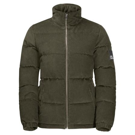 Jack Wolfskin Women's Nature Corduroy Jacket Women warmly-lined down jackets Green S