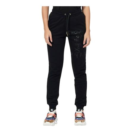 Armani Exchange, Trousers Zwart, Dames, Maat:XS
