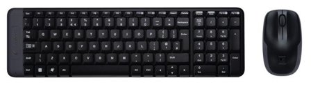 Logitech Wireless Combo MK220 - tastatur- og mussett - Ungarsk