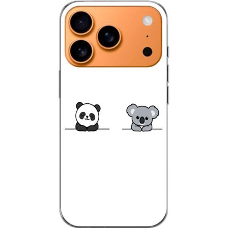 Kompatibelt Mobildeksel til Apple iPhone 17 Pro Panda Koala