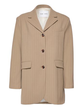 Frederika Blazer 14310 Blazers Single Breasted Blazers Brun Samsøe Samsøe