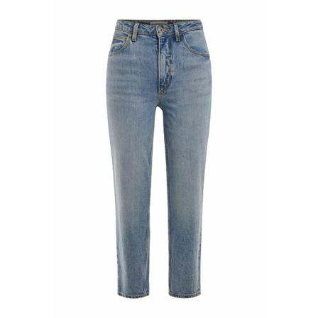 Guess, Straight Jeans Blauw, Dames, Maat:W28