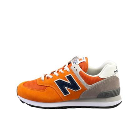 New Balance 574 Sneakers , Oranje , Heren , Maat: 41 1/2 EU