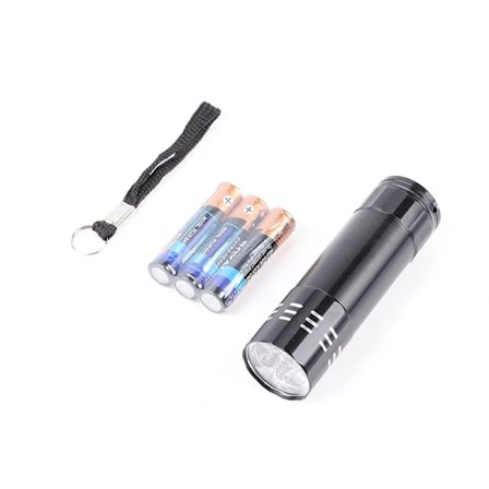 Mini Led UV-valo UV LED -lamppu kynsikuivain geelikynsille 9 LED-taskulamppu Kannettava kynsikuivain Kynsityökalut Ultraviolettivalo