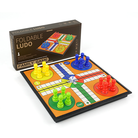 12 tuuman Ludo & Snakes & Ladders 2-in-1 klassinen lautapeli aikuisille ja lapsille, sisältää 1 pelilaudan, 2 noppaa, 16 pelinappulaa, säännöt ja 