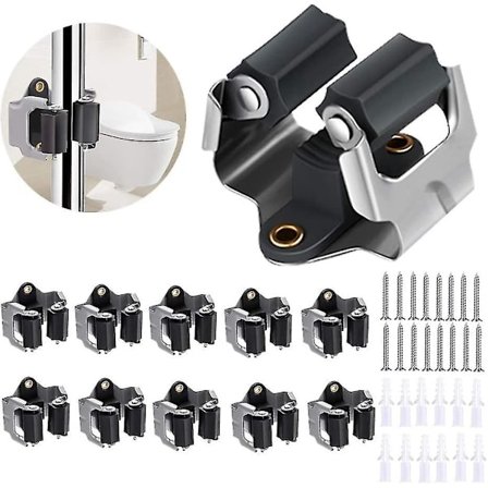 3-h Kosteskaftholder Væg, Værktøjsholder 5 Stykker, Haveværktøjsholder Værktøjsholder Til Værktøj, Krykker, Skovl