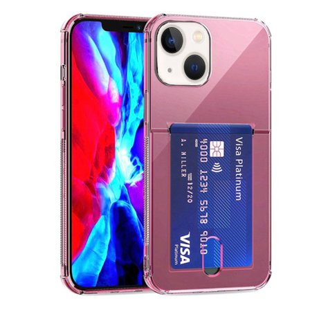 iPhone 13 Mini - Floveme Skal med Korthållare