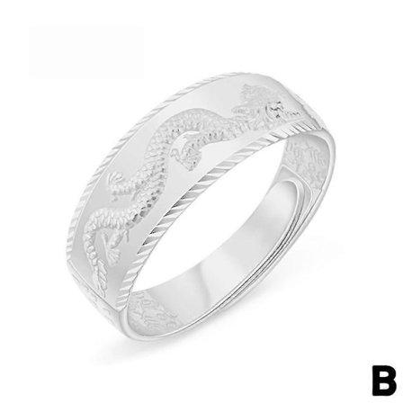 Guld herr öppen ring drake ring herr dominerande mode ring smycken herr-WELLNGS