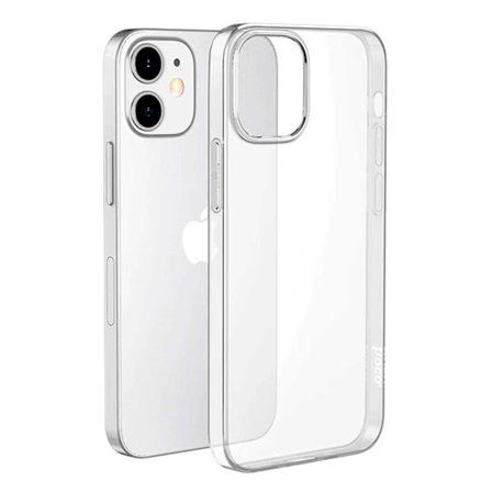 Tynn iphone 13 mini gjennomskinnelig mobil skall gjennomsiktig