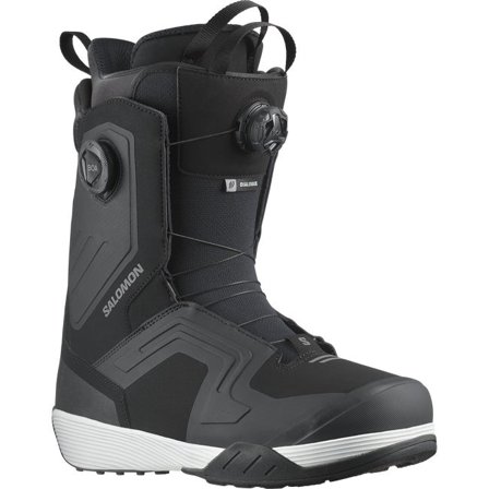 Salomon - Snowboard-støvler til mænd Dialogue Dual Boa Wide - Black / Black / White