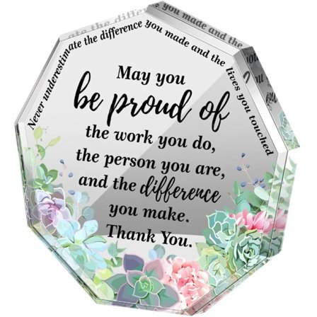 Gave til et vennskap Gave til kone Bursdagsgaver til en avskjedsgave Plakett for kollega