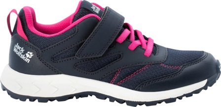 Jack Wolfskin Kids' Woodland Low Vc Children hiking shoes Blue 26