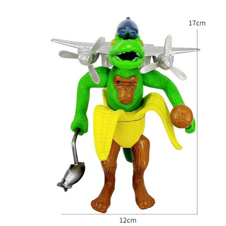 Italian Brainrot Monster Fusion Edition Tung Tung Tung Sahur Tralalero Tralala Anime Actionfigur Tecknad Prydnad Gåva Hot