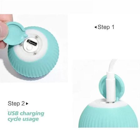 Power Ball 2.0 Katteleketøy Automatisk Rullende Katteball Intelligent Leketøy Ff B2