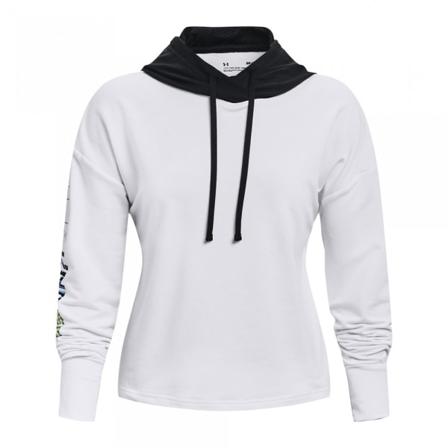 Sweatshirts Under Armour Rival Terry Geo Hoodie Hvid 178 - 182 cm/XL