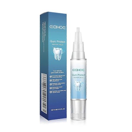 6x Eel Hoe Gum Beskyt-Reparations Geler med Frisk Ånde og Plakfjernende Tandpleje til Sundt Tandkød