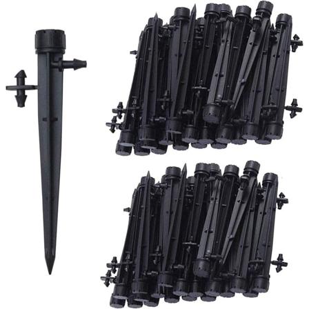 100 kastelujärjestelmän tipat (musta), universaali 360 asteen säätö