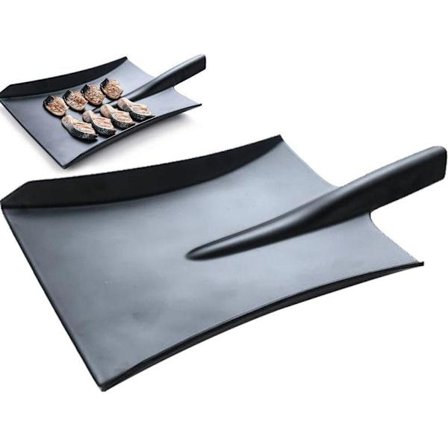 Design Tallrik Europeisk Stil Frostad Porslin Skovlar Bordsartiklar Tallrik för Camping BBQ Sushi