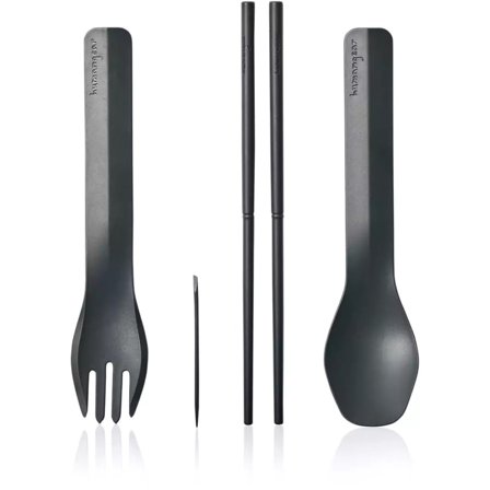 Hydrapak GoBites Quattro eating utensils Grey OneSize
