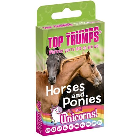 Winning Moves Top Trumps - Heste og unicorn-kort Standard boks Flersproget