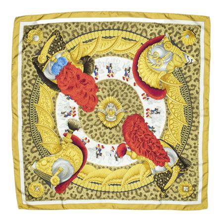 Hermès Vintage, Pre-owned Scarf Geel, Dames, Maat:ONE Size
