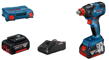 Bosch GDX 18V-200 Kombitrekker med batteri og lader, Maskiner