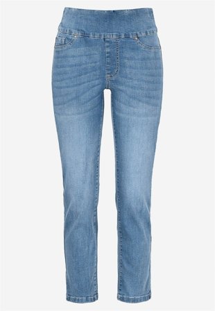 Cellbes of Sweden - Superkomfortabel ankeljeans i denim i lys blå / denim for damer i størrelse 46