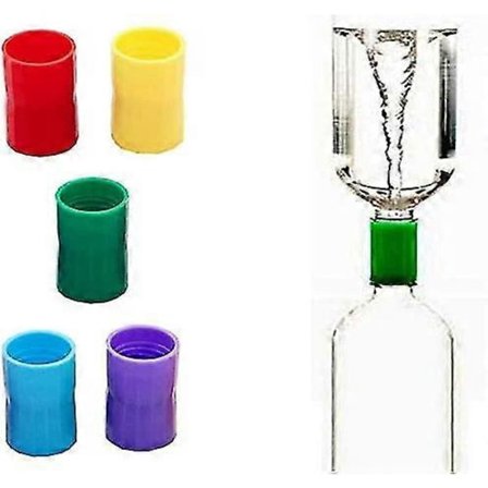 Pakke med 5 Vortex Tornado Flaskekoblinger i én flaskefontenekobling, Tornado i én flaske Tw [DB]