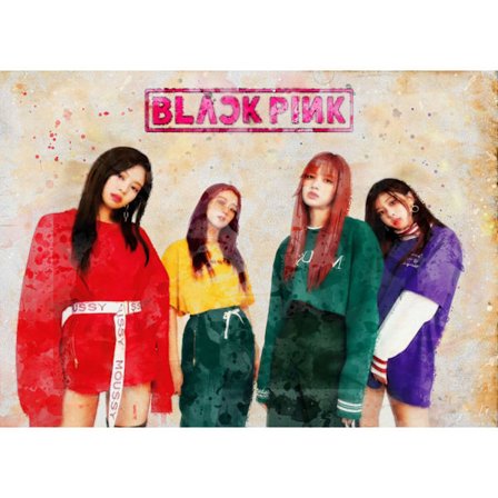 A3 Print - K Pop - Black Pink 4