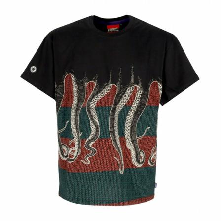 Octopus T-Shirts Sort, Herre
