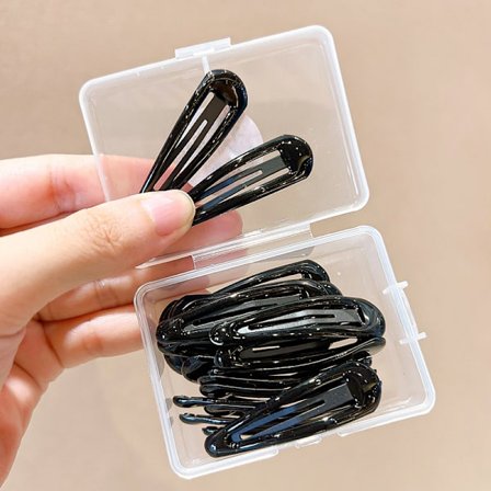 20 stk. Pigehårklemmer, 3 cm Børnemetalhårspænder, Kvinder Hai