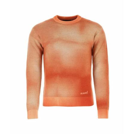 Alanui, Sweatshirts Oranje, Heren, Maat:S