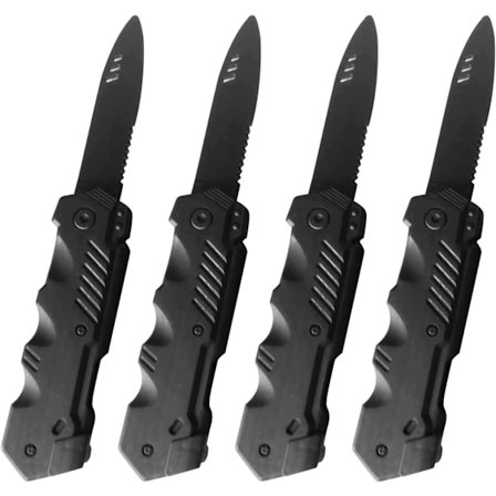 4 kpl Sisäänvedettäviä veitsiä, Halloween katoavat tikarit Väärennetty muovinen temppu veitsi aprillipäivän kepponen taikatemppuihin lelu lisävaruste